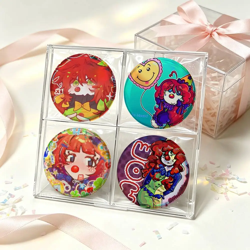 Moe A Regect Game Pin    Creative Pins Funny Round Snap-in Brooch Badge Backpack Hat Accessories Jewelry Gifts for Friend
