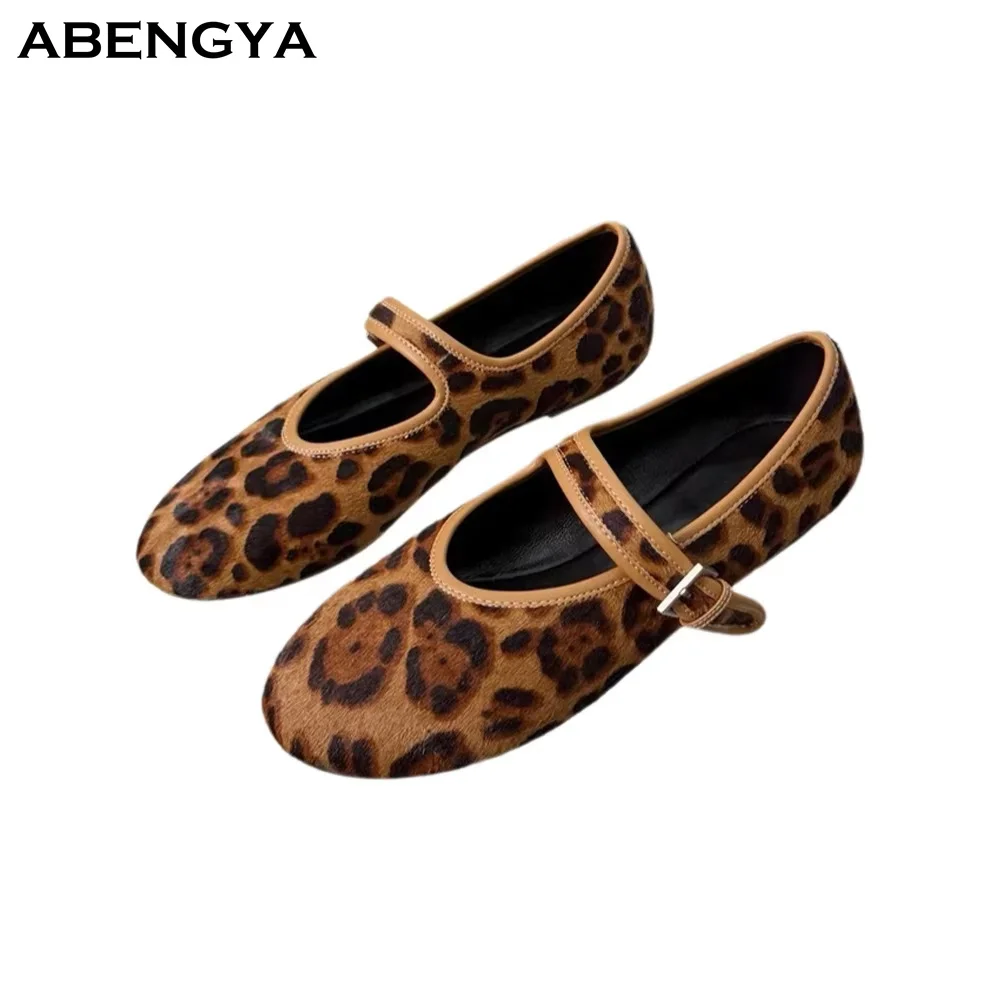 Autumn New Horsehair Flat Loafers Shoes Women Round Toe Mules Dress Shoes Designer Casual Party Vacation Walking Shoes For Women