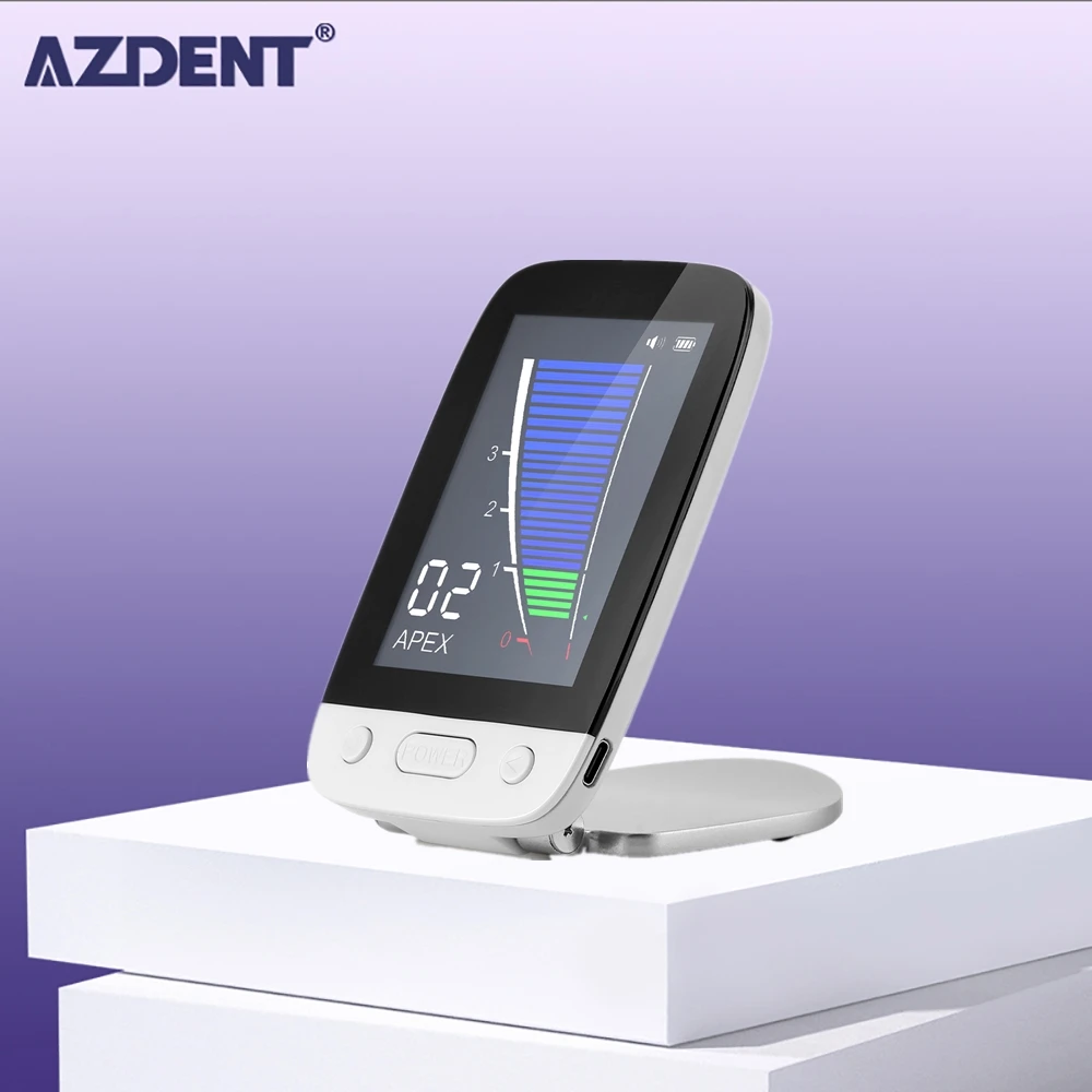AZDENT محدد موقع قمة الأسنان إندو اللبية قناة الجذر قمة الموقع معدات قياس الأسنان AZ Apex II أداة طب الأسنان