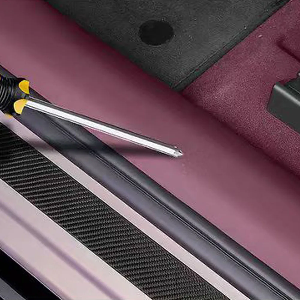 Fit For Xiaomi YU7 2025 Nappa Leather Threshold Strip Original Car Color Leather Welcome Pedal Interior Accessories Decoration