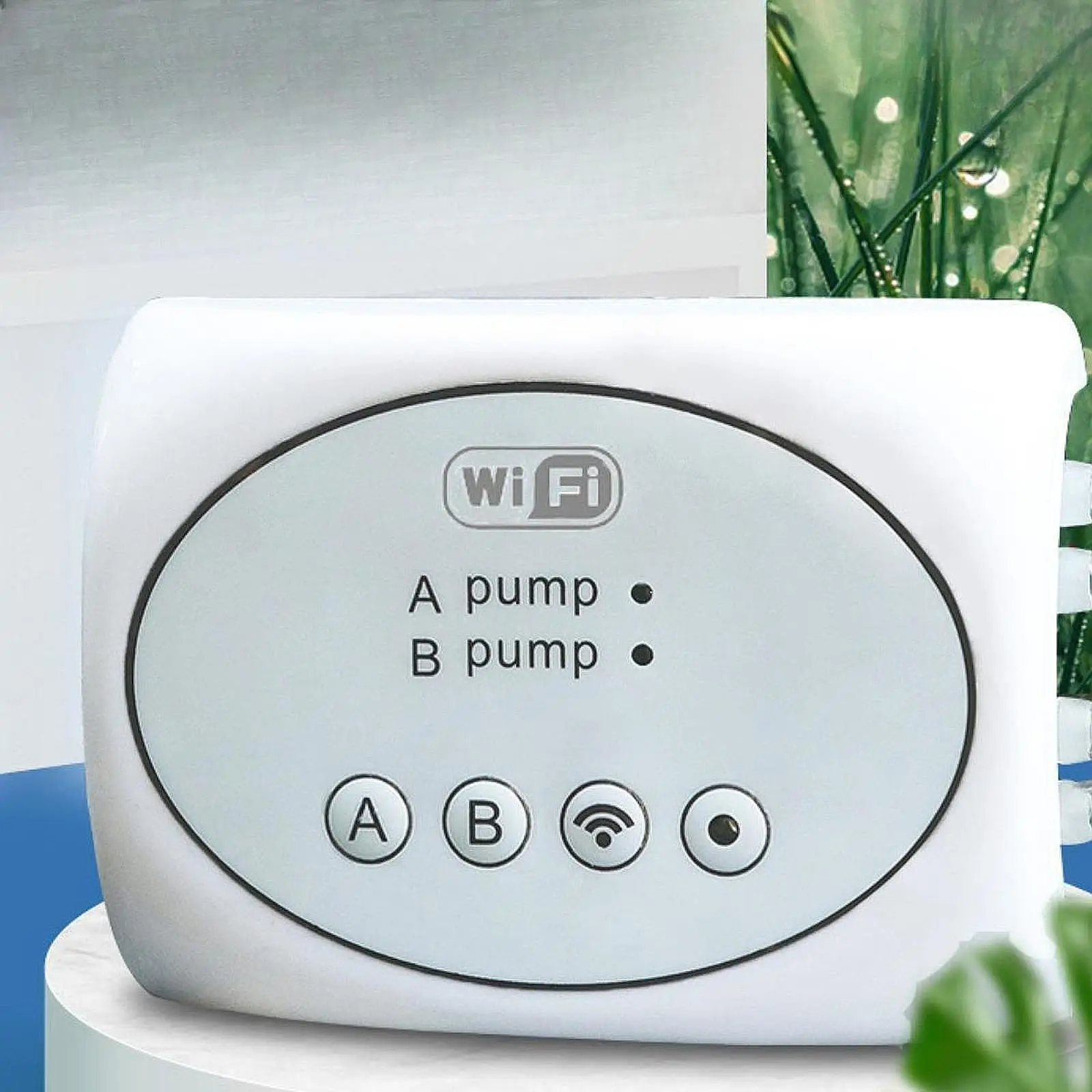 Indoor Smart Drip Irrigation System USB Powered Double Pump Timer for Balcony Houseplants and Hanging Pots