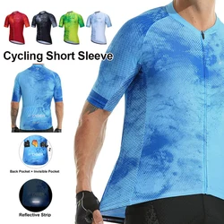 X-TIGER Cycling Jerseys Summer Breathable Riding Shirts Outdoor Sportwear Men Bicycle Jerseys Road Racing Bike Short Sleeves