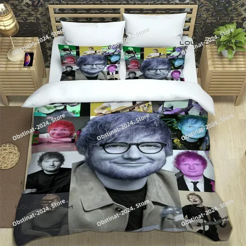 Singer Ed Sheeran printed Bedding Sets exquisite supplies set duvet cover bed comforter set bedding set luxury birthday gift