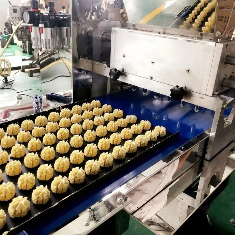 Customized Commercial Automatic Cookie Making Machine Dough Mixer Biscuit Forming Extruder Equipment For Macaroon