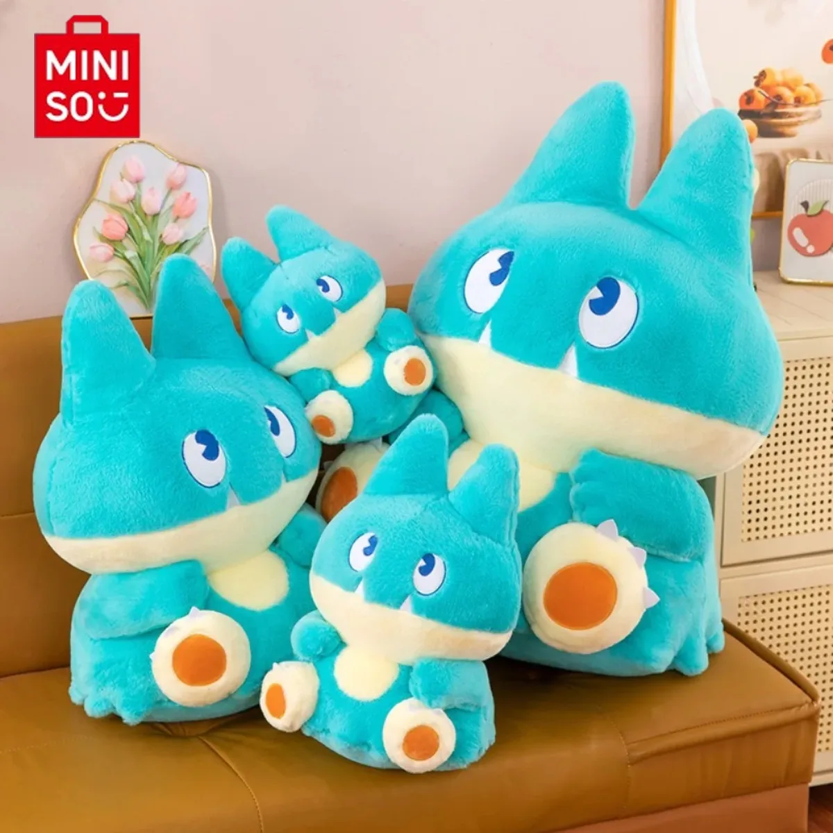 

MINISO Snorlax Anime Cute Cartoon Plush Toys Doll Pillow Soft Cushion Room Decoration Gifts for Boys Girls Surprise