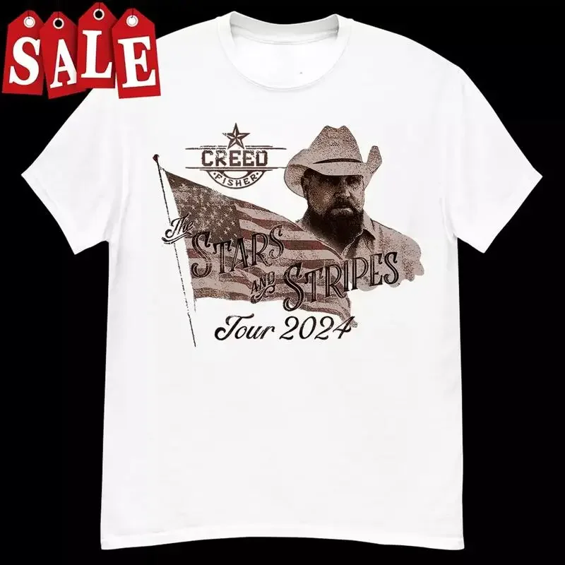 Creed Fisher Tour 2024 Concert T Shirt Classic White S 5Xl