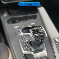 For Audi A6 C8 A4 B9 A5 A7 A8 Q7 Q8 Q5 S4 S5 S6 S7 RS4 RS5 RS6 Crystal LED Light Gear Shift knob Shift Lever Knob Gearbox Handle