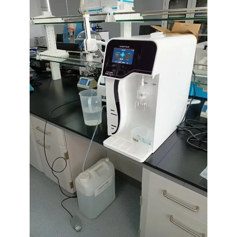 آلة مياه مختبرية من المصنع مع تدفق 18 2MΩ و10L H مثالية لتطبيقات كروماتوغرافيا HPLC والأيونات في تشي التحليلي #3
