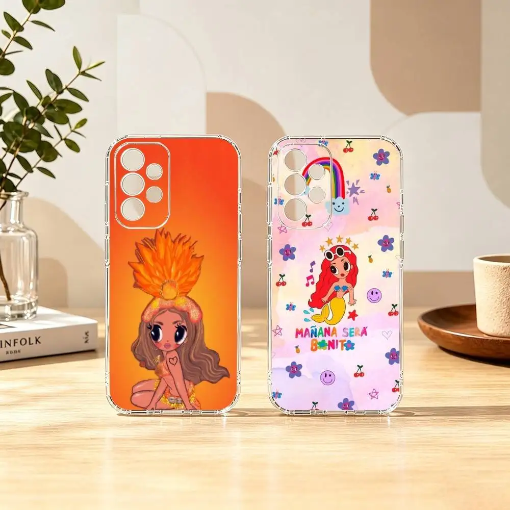 Tropicoqueta Karol G Gift Phone Case For Samsung S25,S24,S21,S22,S23,S30,Ultra,S20,Plus,Fe Transparent Cover