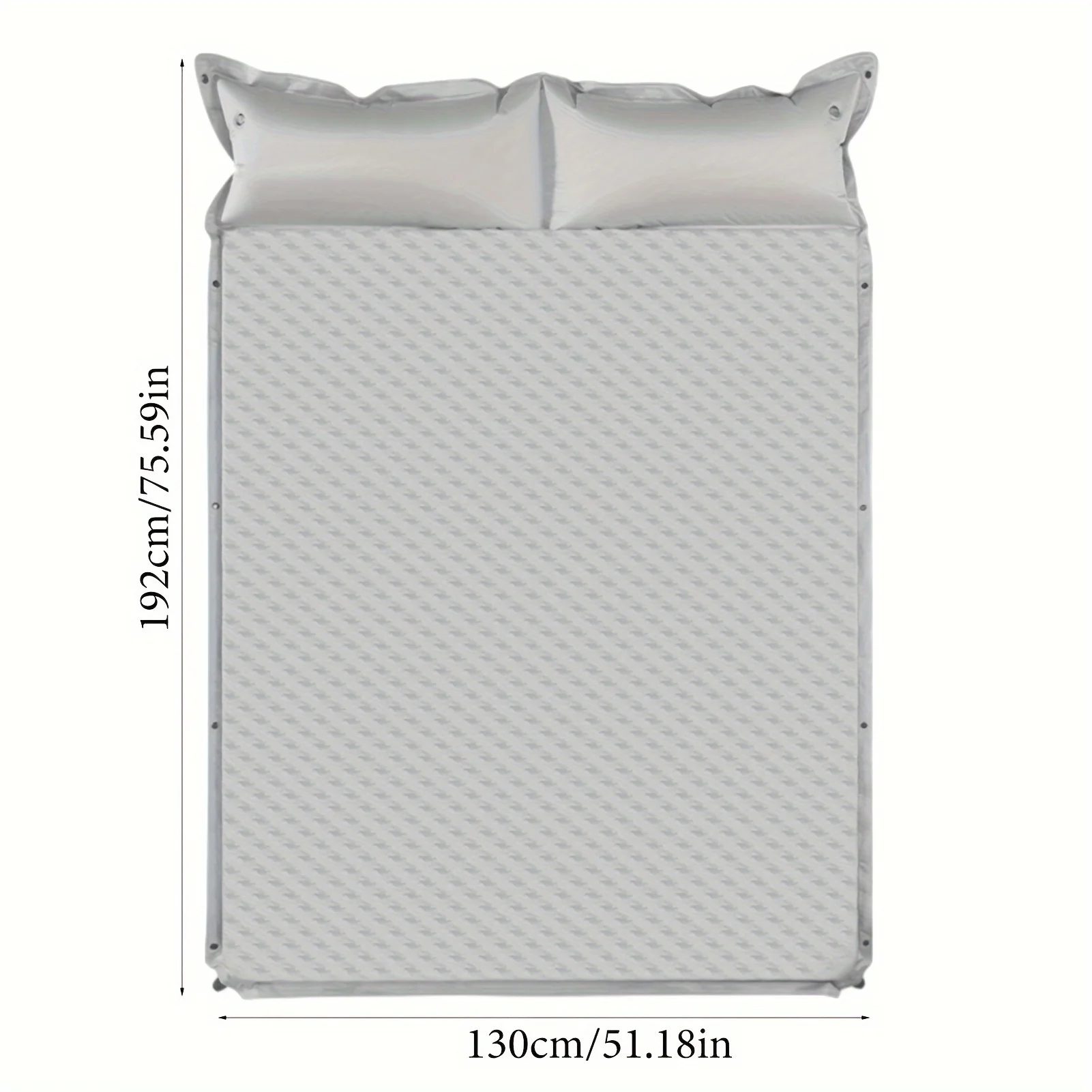 

Outdoor Self Inflating Camping Mat Thick 3 cm Double Sleeping Mat 2 Person Camping Mattress with Pillow