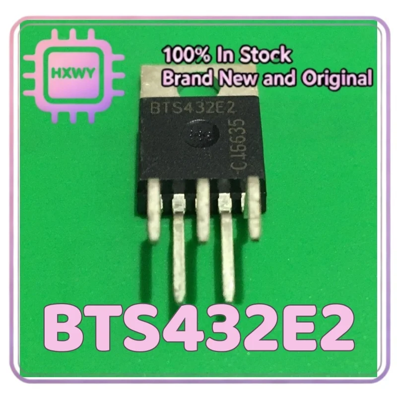 (5/50 Pieces) BTS432E2 E3043 Package TO220-5 Automotive Computer Chip IC Original and Genuine.