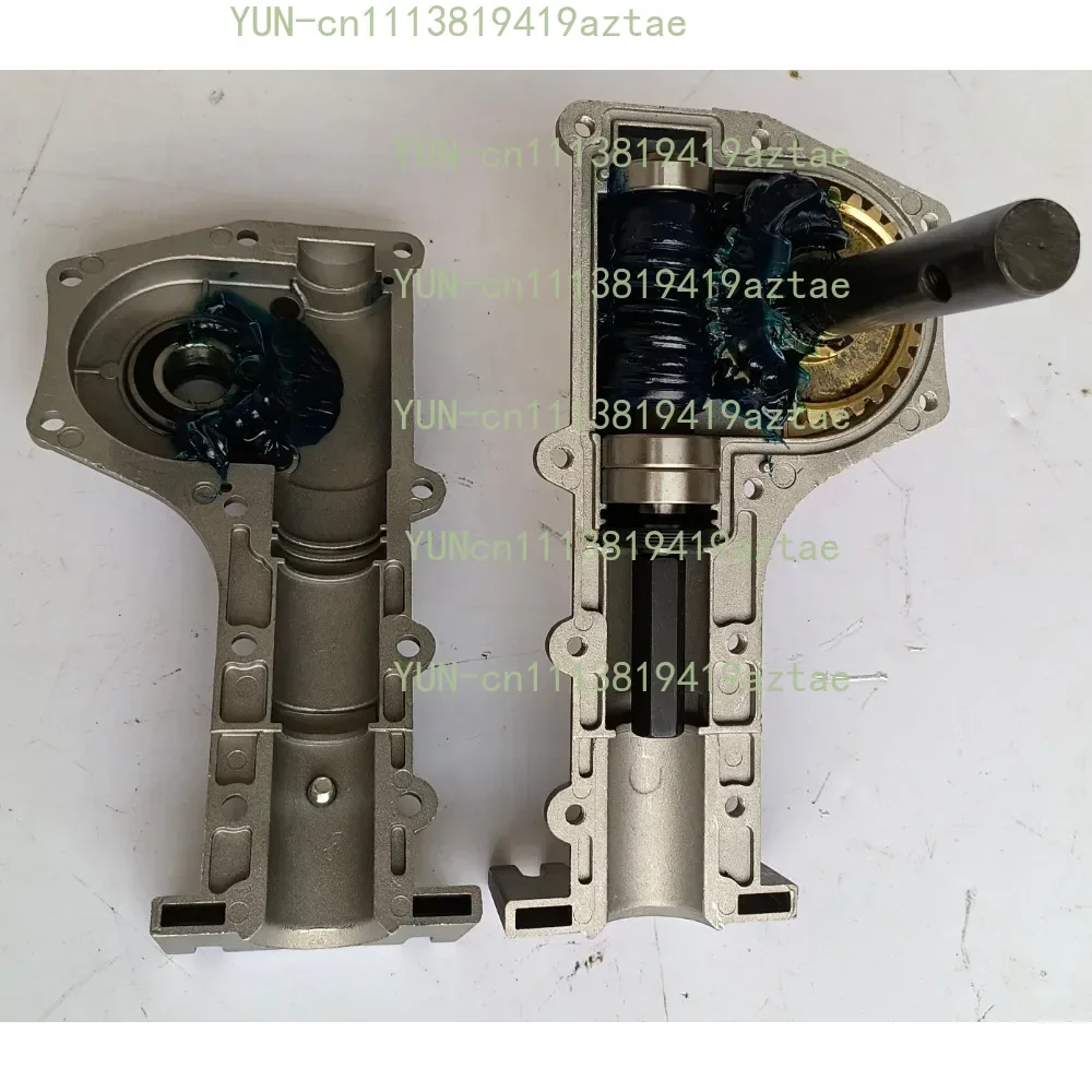 Lawn Mower Weeding Wheel Loosening and Trenching Wheel Assembly Gearbox Transmission Copper Gear Spindle Aluminum Shell