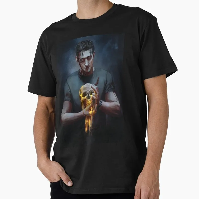 Golden Skull Adventure Tours Uncharted Gift For Fans Gamer T Shirt Short Sleeve Video game Graphic Clothes All Size Tops S-6XL