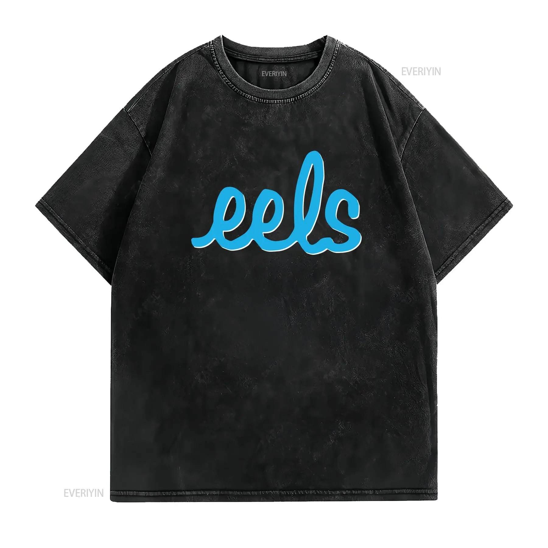 Eels 1996 90s Vintage Beautiful Freak Band Concert Album Promo Rare T Shirt vintage Washed Slightly graphic Stretched