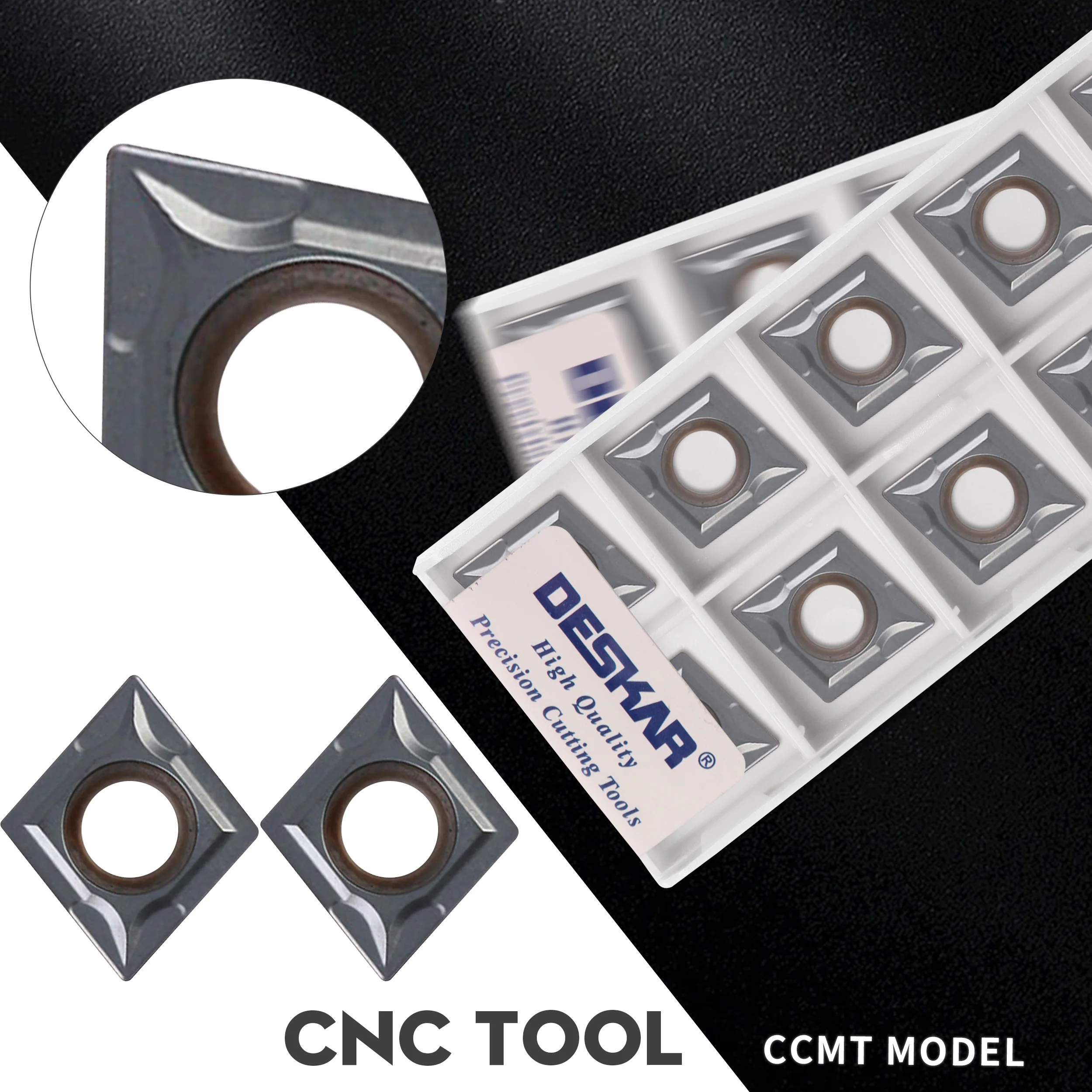 10pcs CCMT120404 LF6008 CCMT120408 LF6008 CNC lathe turning tool carbide cutting insert for processing steel and stainless steel