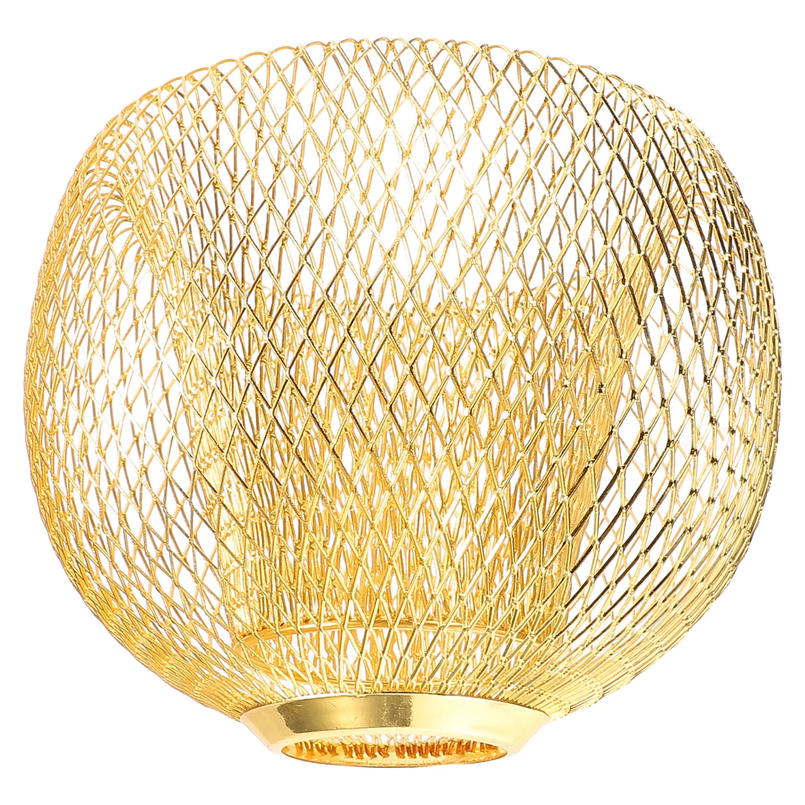

Lighting Home Bar Bulb Iron Wire Lampshade Pendant Desk Cage Guard Blocking Shades Household Cover