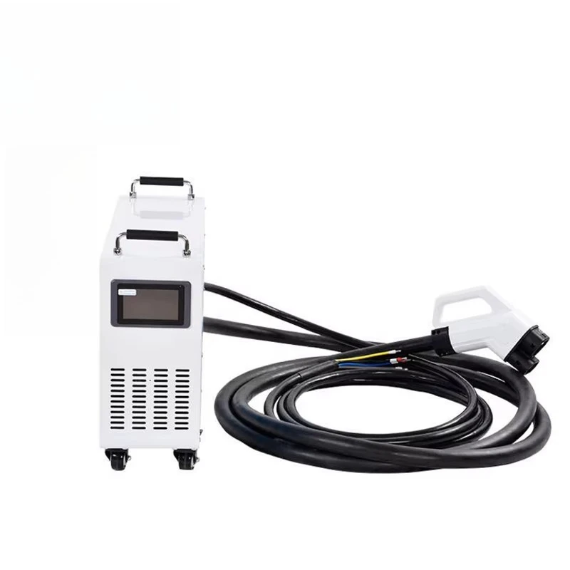 سوبر سريع EV شاحن سيارة قوة البنك المحمولة نوع 2 كابل تيار مستمر 15kw 20kw 30kw 40kw J1772 محطة شحن الطاقة الشمسية المحمولة #3