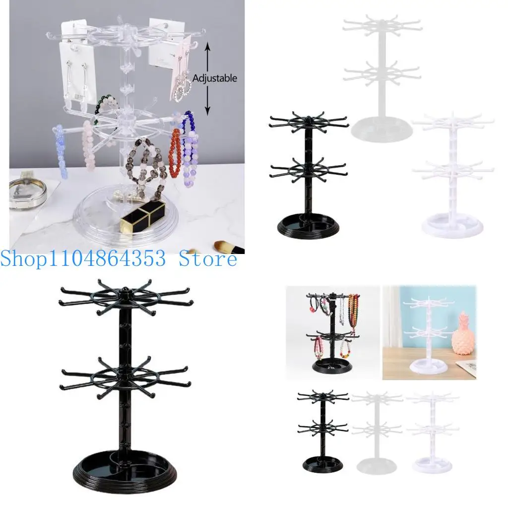 

652F Countertop Акриловая вращающаяся регламентированная стойка для ключей.