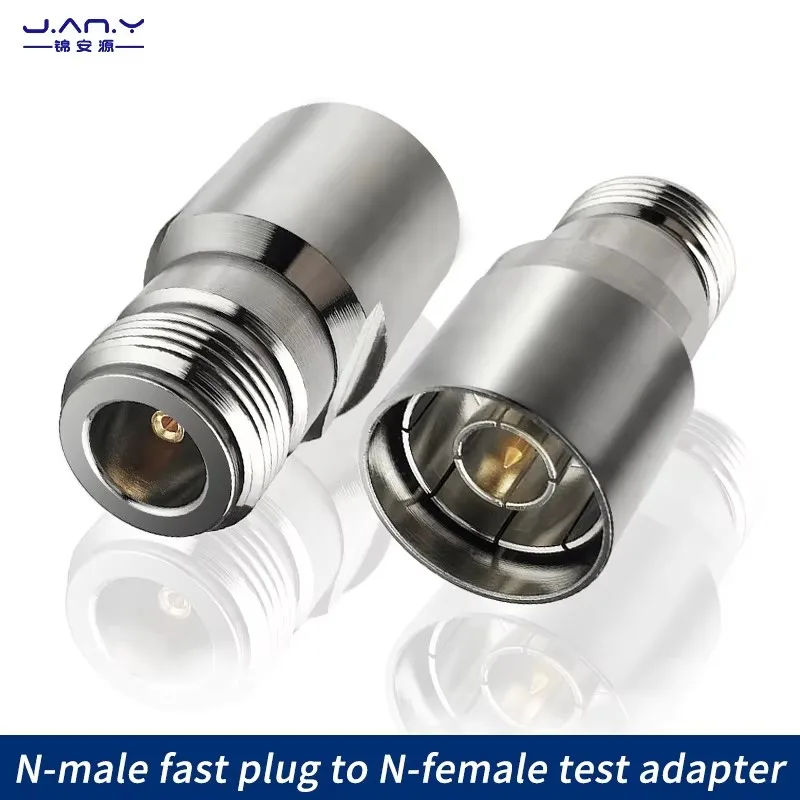 N-type male quick straight plug RF high-frequency signal connector L16 female to non threaded N-male stainless steel test head