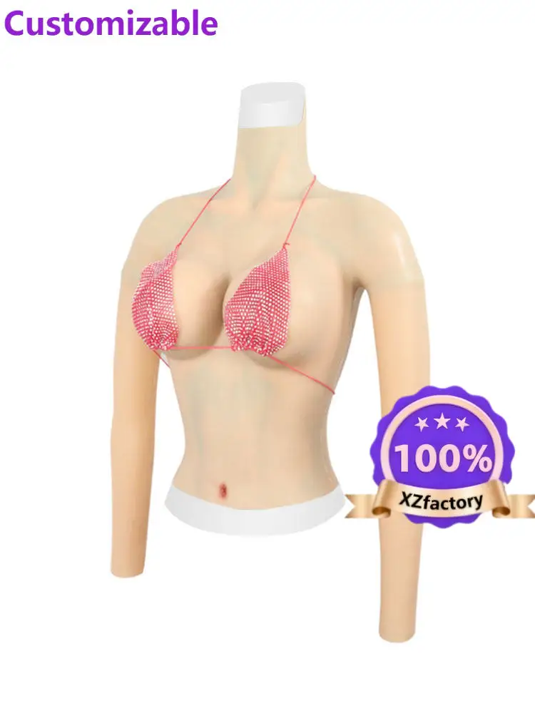 Factory Direct 2026 Top Rated Silicone Breast Breast Long Sleeve False Breast Simulation Female Lightweight Super Sexy Cross