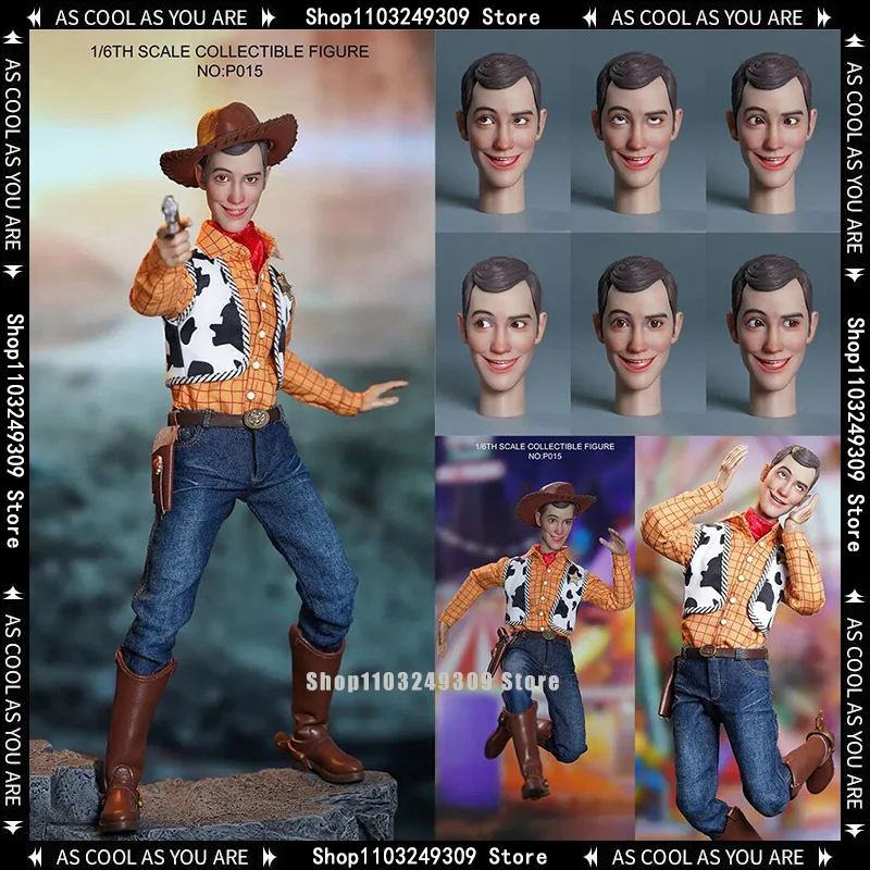 Play Toy P015 1/6 Disney Toy Store P015 1/6 Happy Cowboy Woody Can Move My Doll Woody Ornaments Toys Spot Toy Story Series