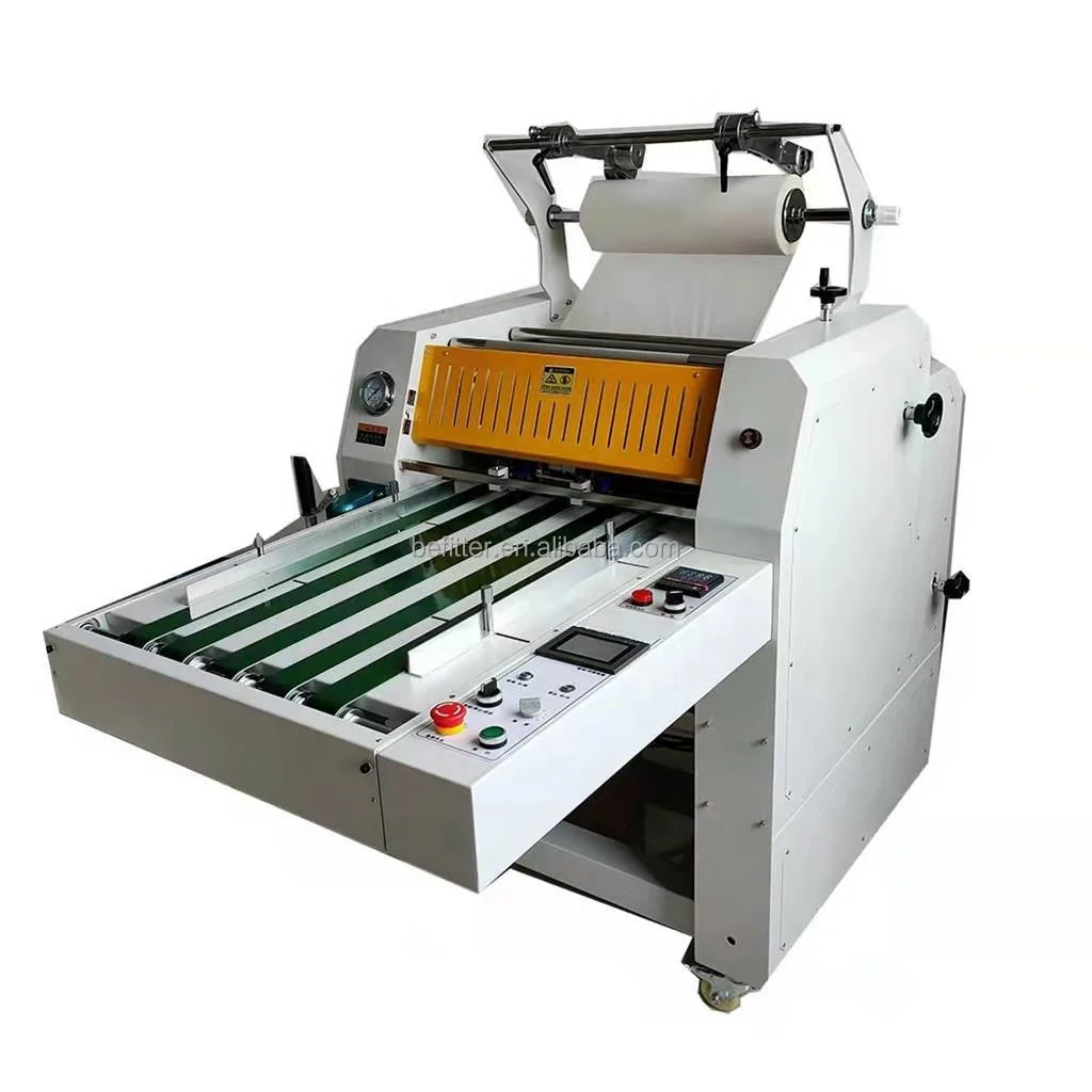 Electric Heated Automatic Roll Laminator High-Speed Laminating Machine With Wood Packaging