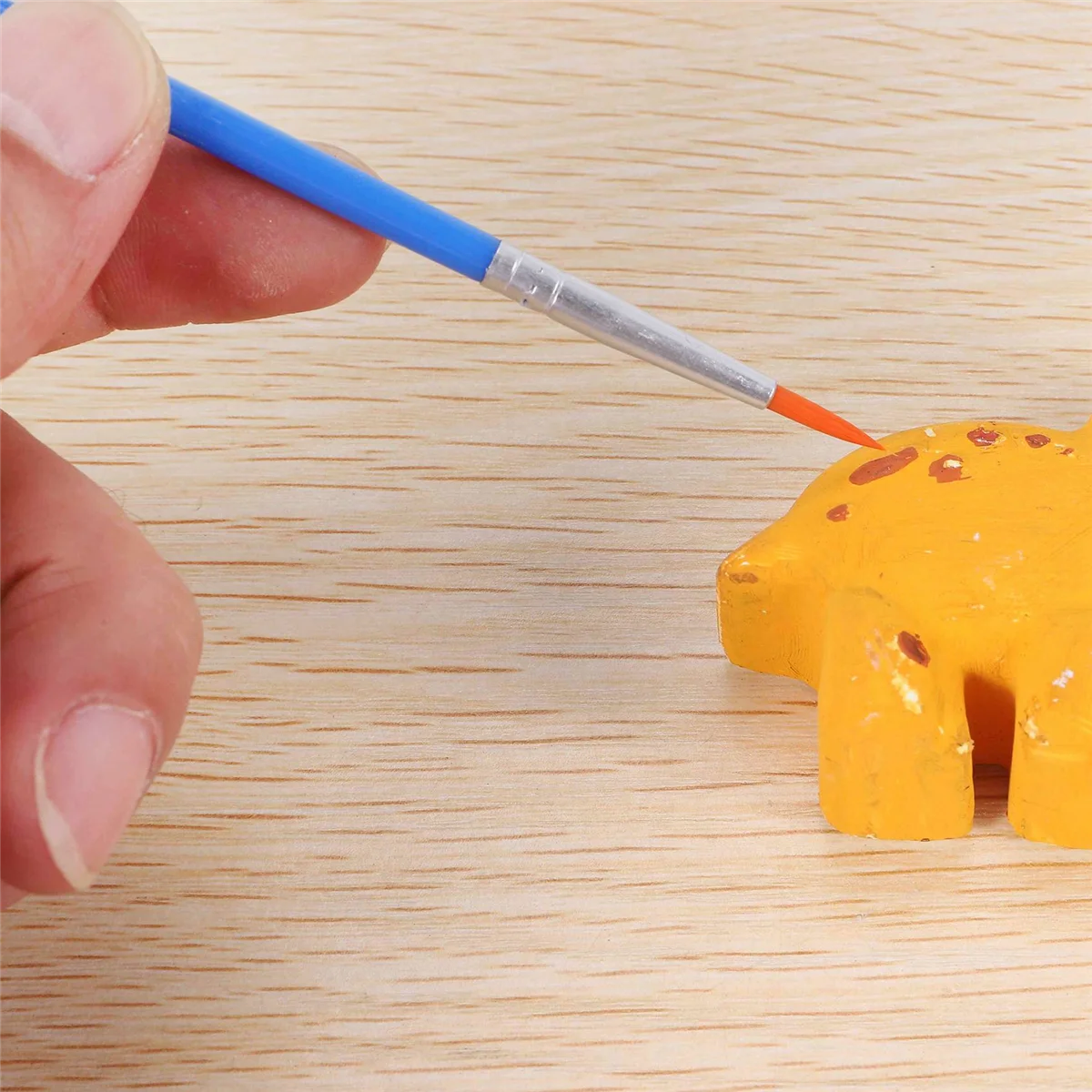 Juego de pinceles de pintura para niños, 100 piezas, para pintura al óleo de acuarela, pincel plano + puntiagudo para arte corporal, cara y uñas