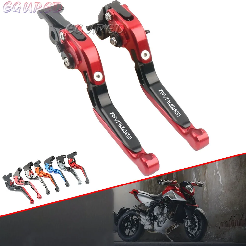 

For MV Agusta Rivale 800 Rivale800 Motorcycle Accessories Adjustable Folding Extendable Brake Clutch Levers