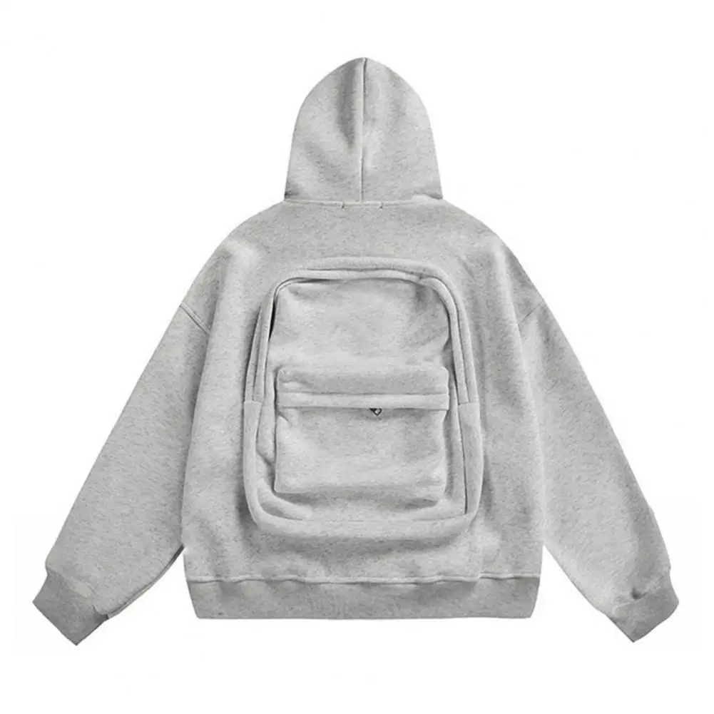 Top mode ample automne et hiver nouveauté Style américain sac à dos à la mode intégré populaire décontracté sweat à capuche en coton