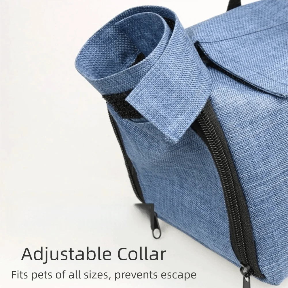 

Дышащая сетчатая сумка-переноска для кошек, складная мягкая сумка-слинг для животных, удобная сумка для груминга кошек с защитой от царапин