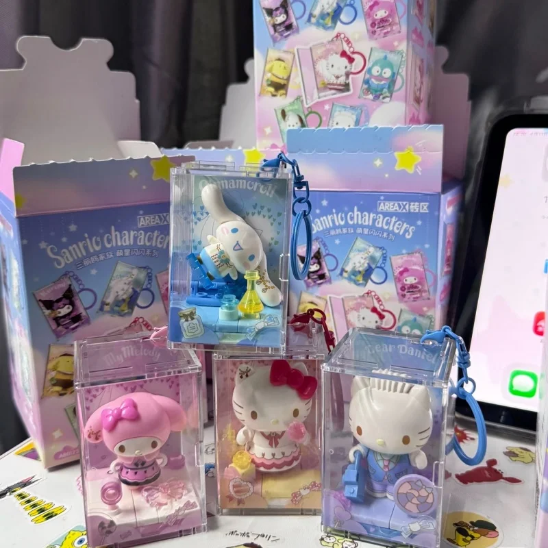 

Areax Sanrio Characters Shining Cute Stars Series Blind Box Cute Pendant Hello Kitty Kuromi My Melody Cute Collectible Gift