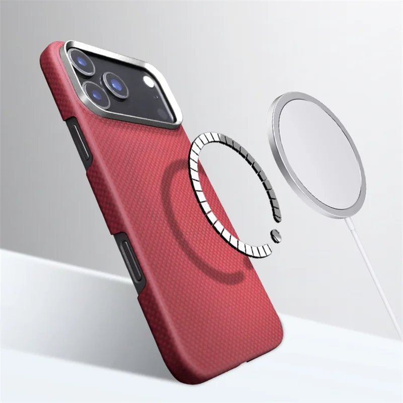 جديد لهاتف آيفون 17 برو ماكس حافظة هوائية من ألياف الكربون الحقيقية حافظة كيفلر رفيعة للغاية وخفيفة الوزن واقية