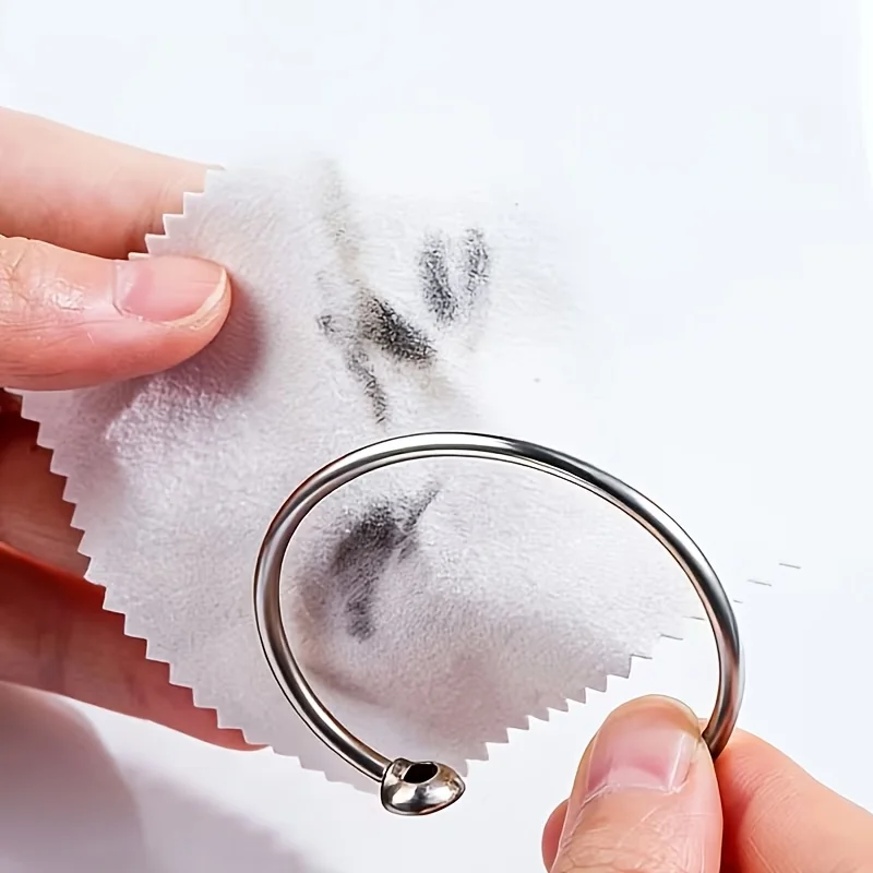 10pcs Polishing Cloth Pack for 365-Day Use, Suitable for Jewelry, Rings, and Bracelet Cleaning and Polishing