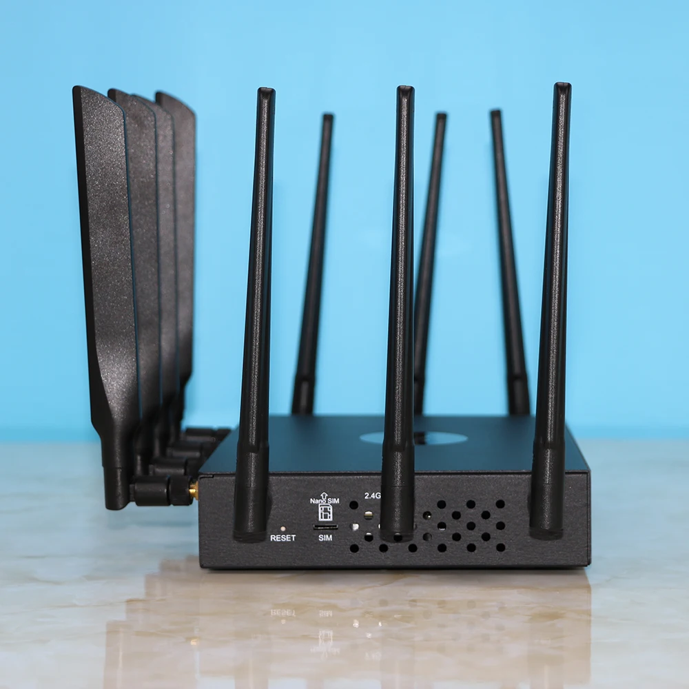 5G Router with SIM Card Slot SUNCOMM Outdoor 5G Antenna WIFI 6 Firewall Mesh Cat 6  Wireless Unlock 5G Router