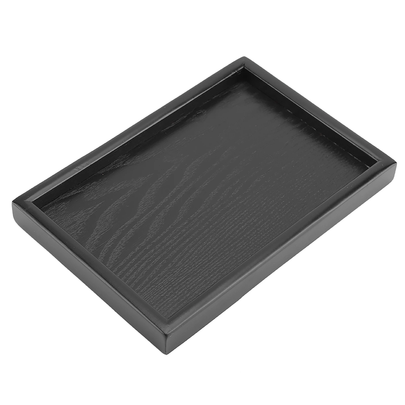 Wooden Tea Tray Rectangle Shape Solid Wood Tea Coffee Snack Food Meals Serving Tray Plate Restaurant Trays