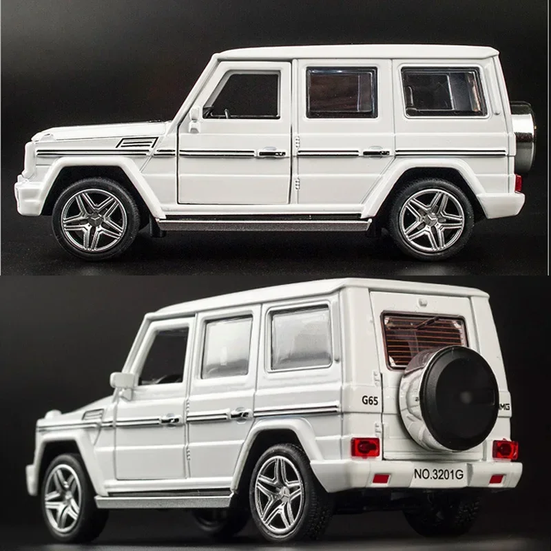 1:32 G65 Legering Model Auto Diecast Speelgoed Terreinvoertuigen Auto Akoestisch-optische met Om De Deur te Openen Kinderen Gift