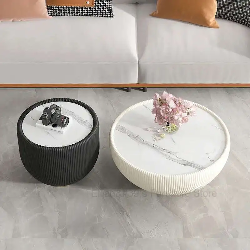 

Living Room Coffee Tables Dining Round Modern Small Coffee Tables Nordic Luxury Table Basse Pour Salon Home Furniture YY50CT