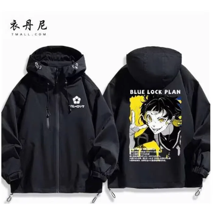 

Anime BLUE LOCK Bachira Meguru Hooded Outdoor Jackets Cosplay Autumn Winter Student Men Women Coat Jacket Tops anime