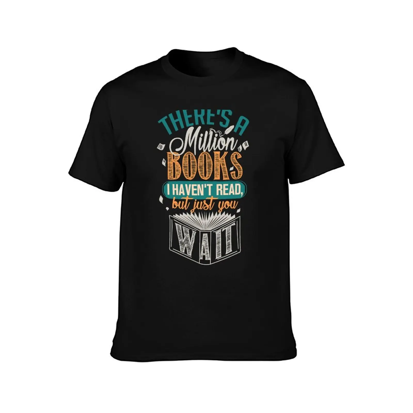 Million Books T-Shirt All Match Basic Short Sleeve Top T-Shirt