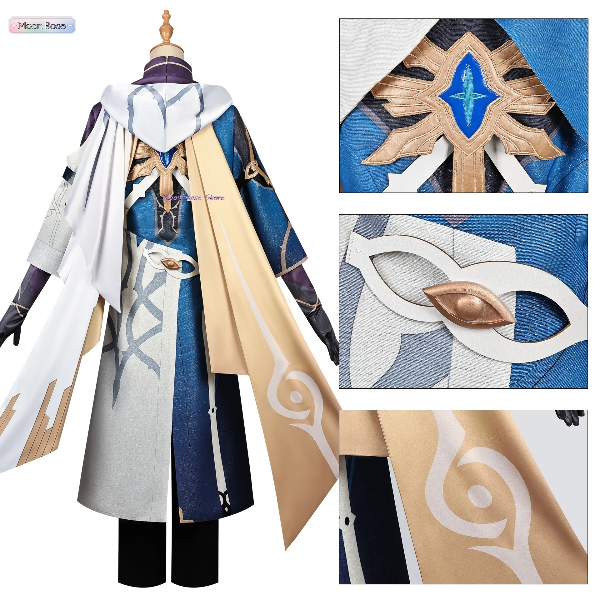 Honkai Star Rail Sunday Cosplay Costume Carnival Uniform Wig Anime Figures Halloween Costumes Men Game Character Outfits