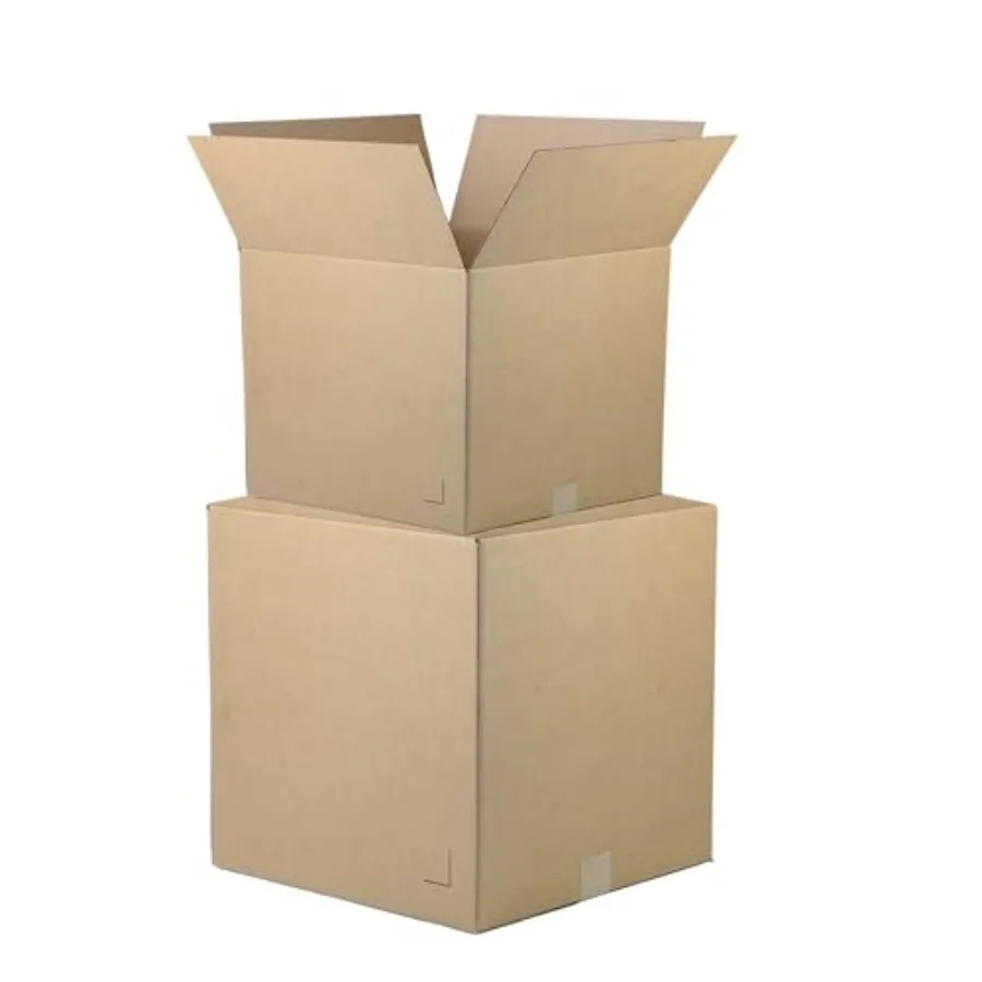 x6" Corrugated Cardboard Boxes 25-Pack Durable ECT 32 Corrugated Shipping Boxes for Mailing, Packing, Moving, and Storage  Rec
