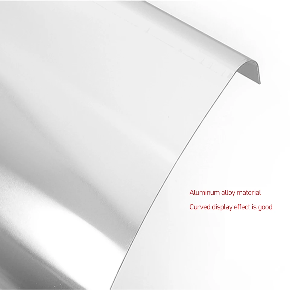 Painéis de amostra de revestimento em pó curvo 16*19cm alumínio/plástico em branco pronto para painéis de revestimento para teste de pintura e revestimento em pó MO-A16