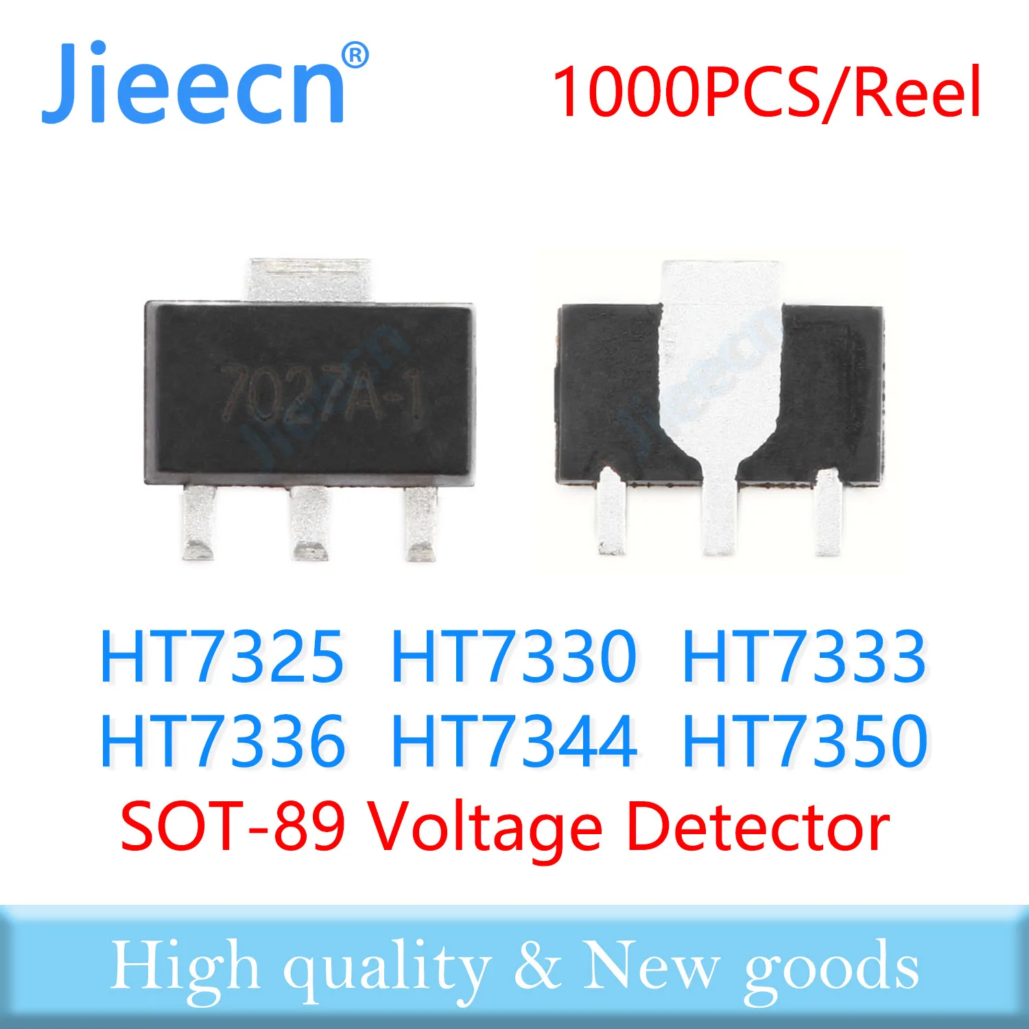 Jieecn 1000PCS SOT-89 HT7325 HT7330 HT7333 HT7336 HT7344 HT7350 Voltage Detector Transistors Chinese