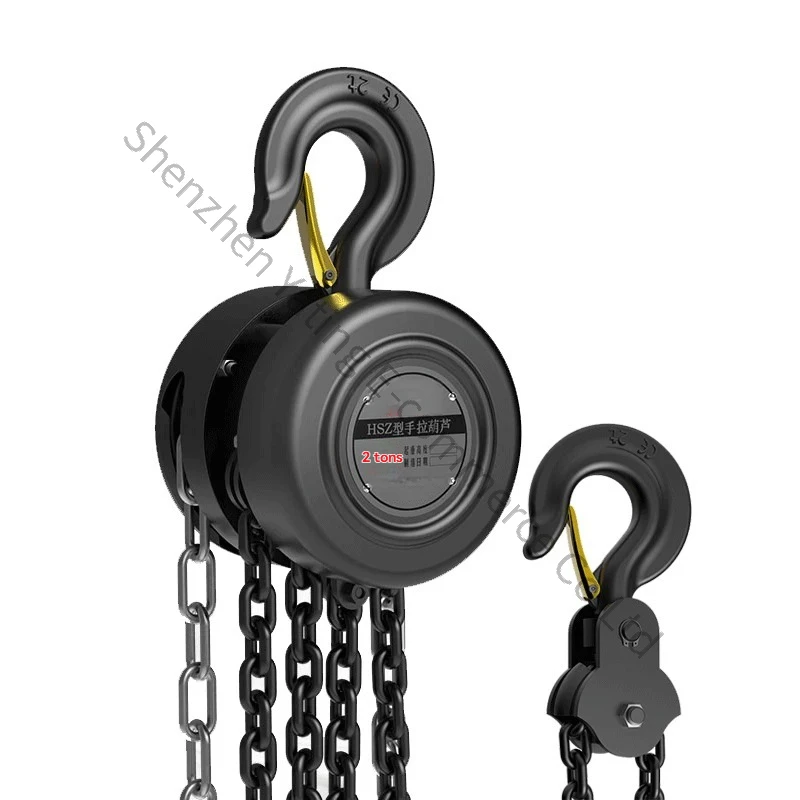 Lifting Crane Rewind Chain Chain Hoist 2 Tons 1 Ton 3 Tons 5t Small Iron Electric Hoist Crane Lifting Hoist Hook  Manual