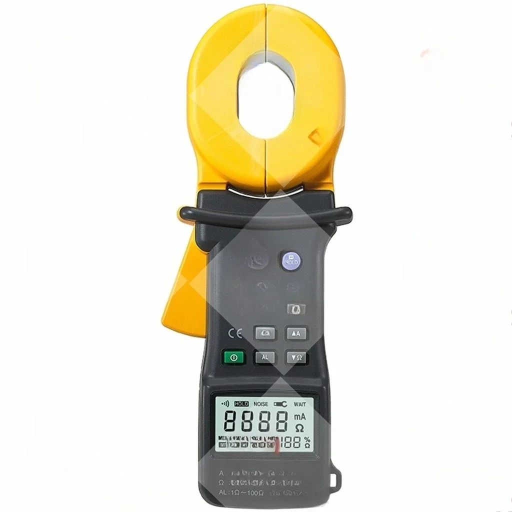 Digital Intelligent Clamp Grounding Resistance Tester Ground Network Resistance Meter