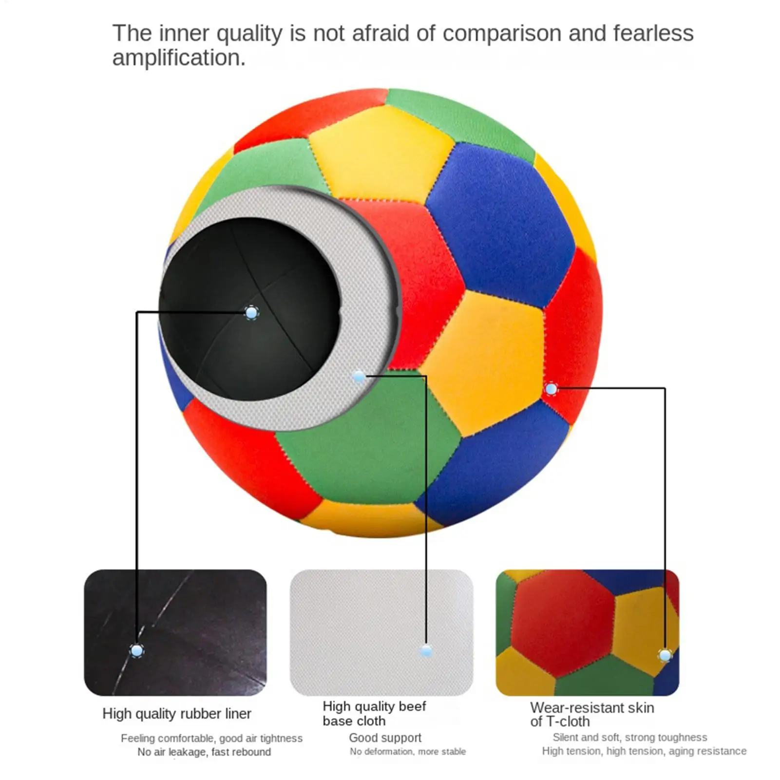 

Indoor Soccer Balls Sports Training Equipment Quiet Soccer Ball Indoor For Home Kids Boys Girls Youth Backyard Birthday Park