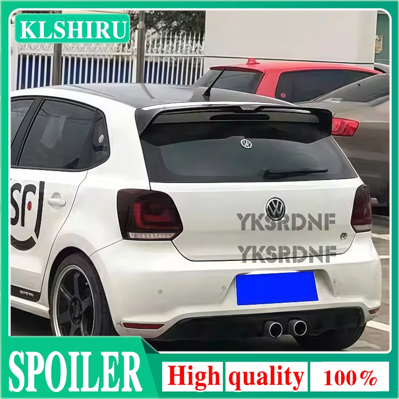 2011-2018 Oettinger Style Dachspoiler für Volkswagen Polo MK5 6R 6C Hochwertiger ABS Heckflügel Dach Heckklappendekor SPOILER