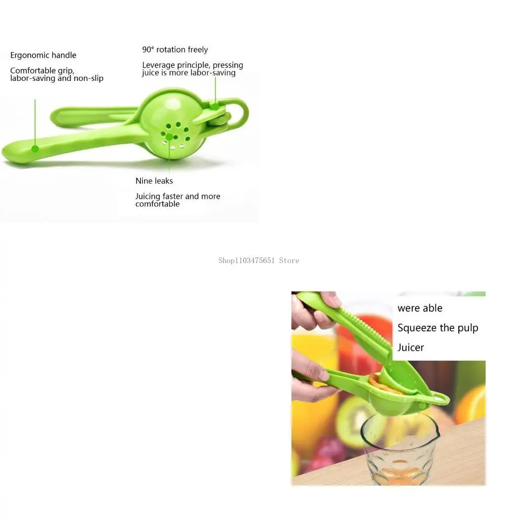 

Manual Citrus Juicer Premium Plastic Lime Squeezer Hand Juicer Squeezer to Lemon