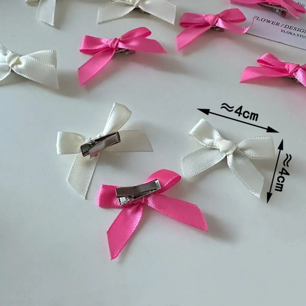Mini Strik Haarclips Ballet Sweet Ribbon Haarspeld Hoofddeksels Haaraccessoires Multicolor Barrette Girls