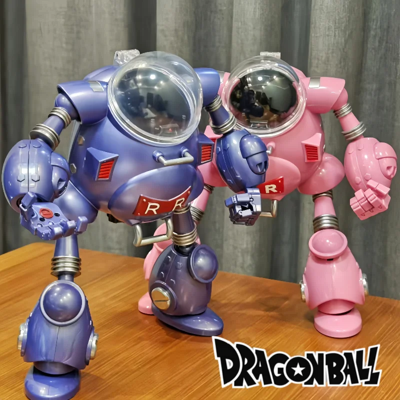 

32cm Dragon Ball Red Silk Army Lieutenant Robot Pink Carrier High Alloy Included Can Carry Shf Doll Collectible Action Figure